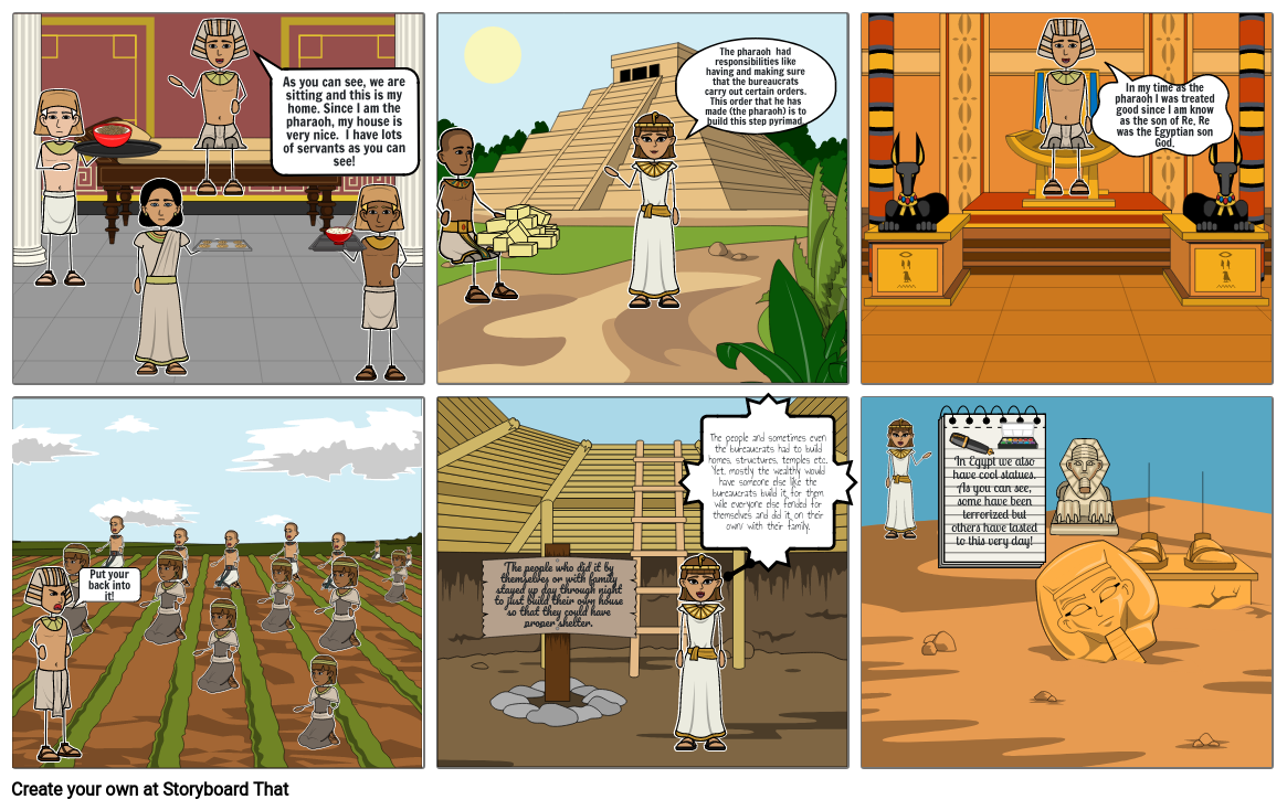 Ancient Egyptian Government Storyboard By Historyclass4