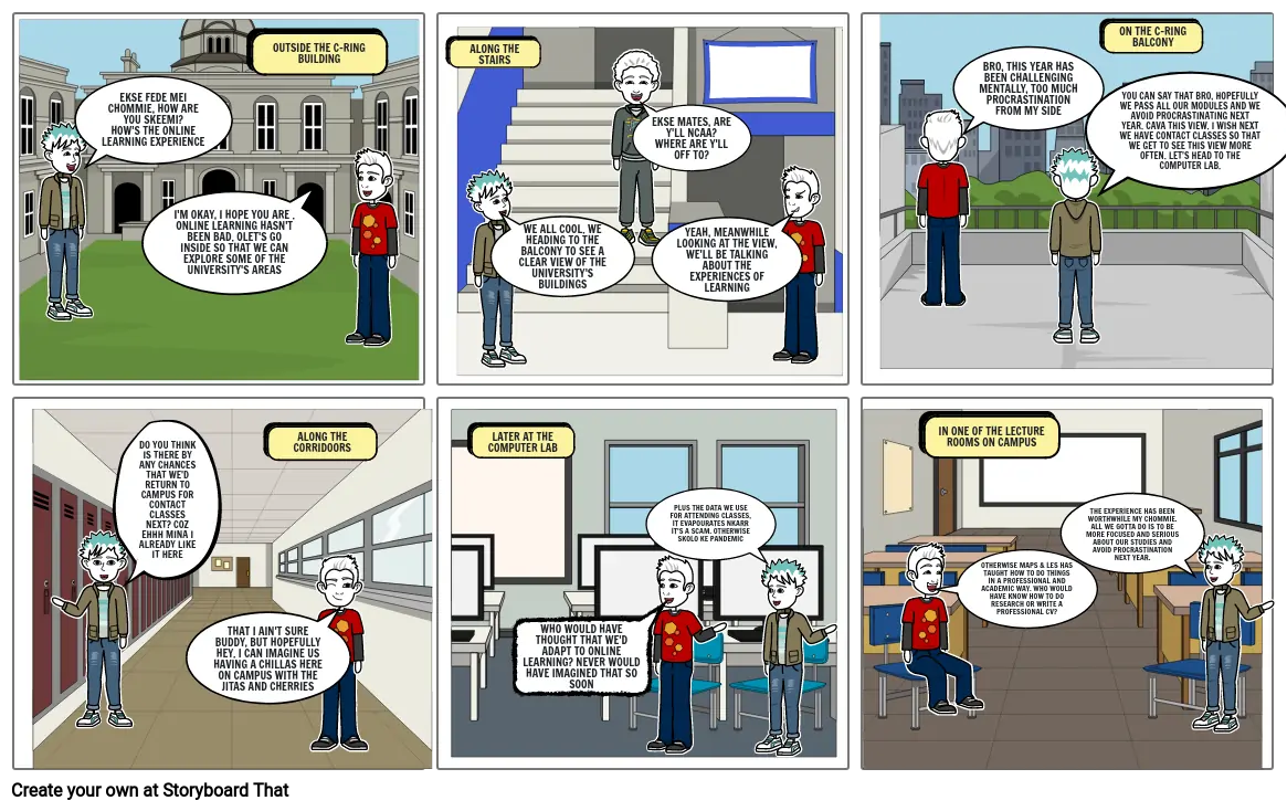 HV MASIA COMIC REFLECTION ON LEARNING EXPERIENCE