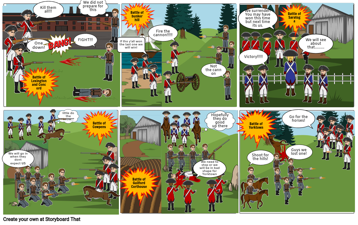 Battle of Lexington and Concord ﻿One down! Kill them...