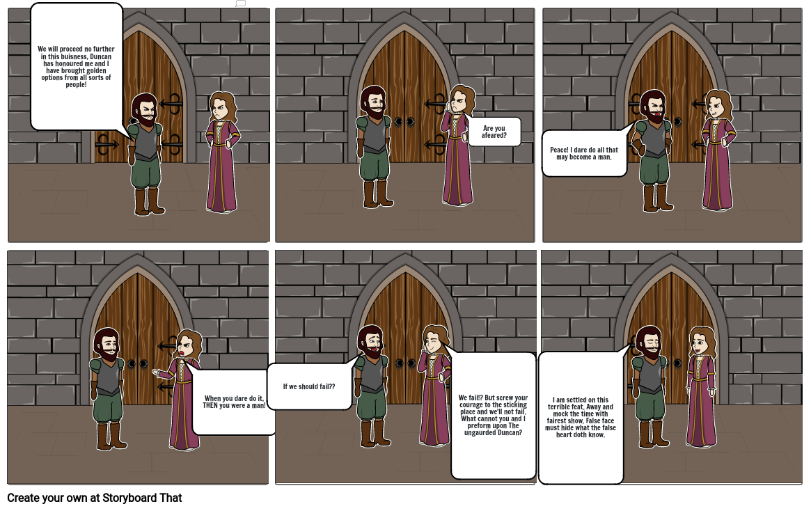 Macbeth Storyboard by holdenf13