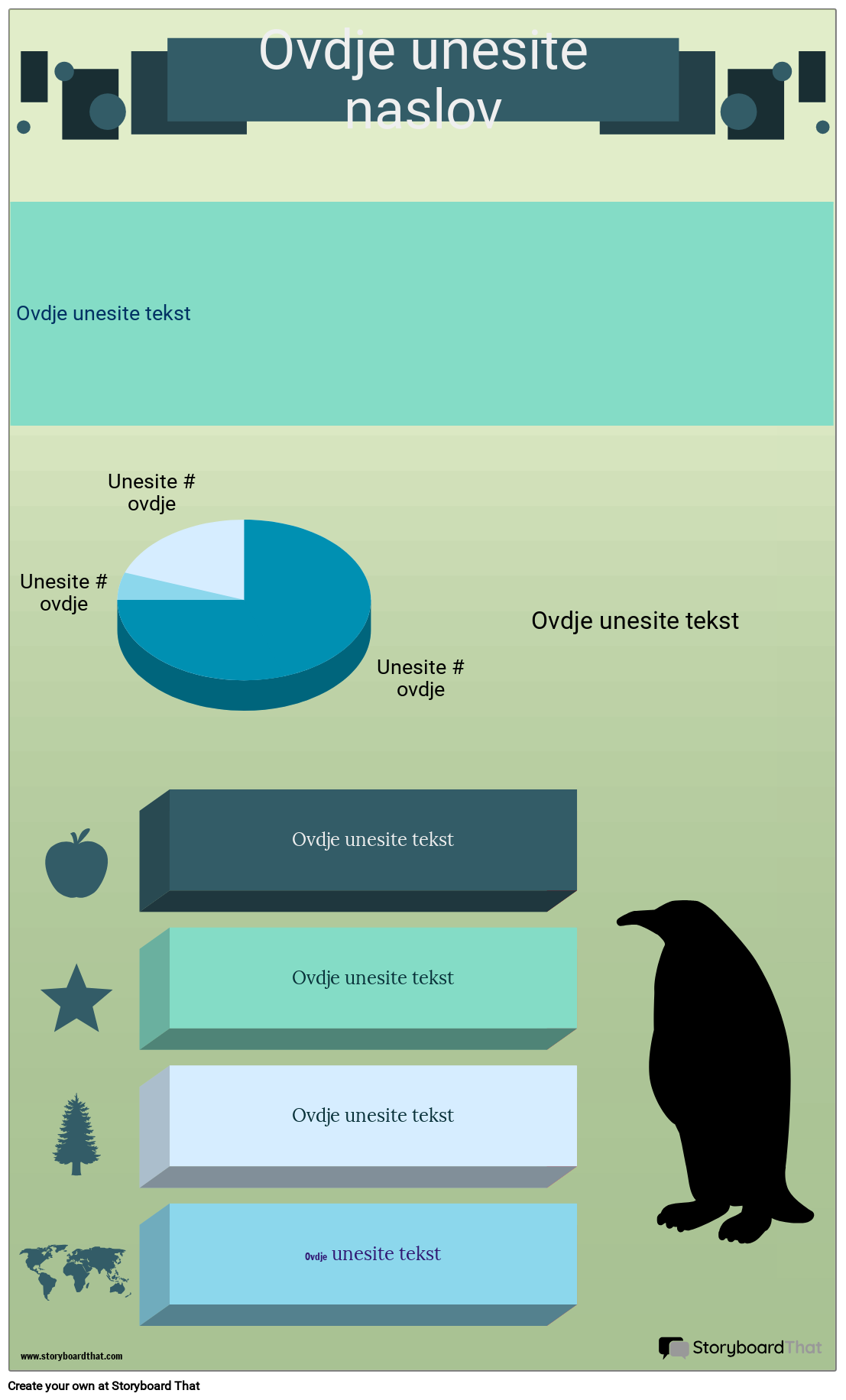 Infografski Predložak za Klasifikaciju Životinja