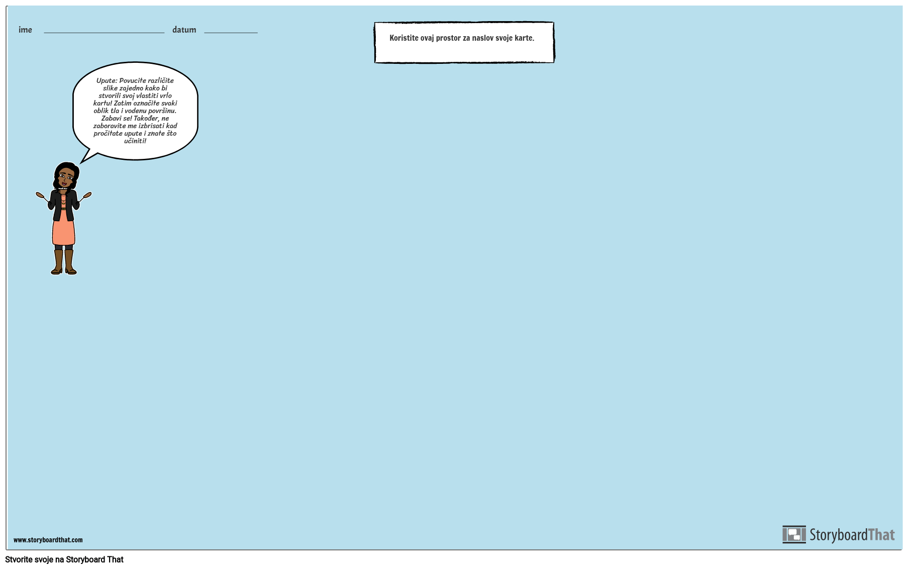Izradite Vlastiti Predložak Karte Storyboard Par Hr Examples