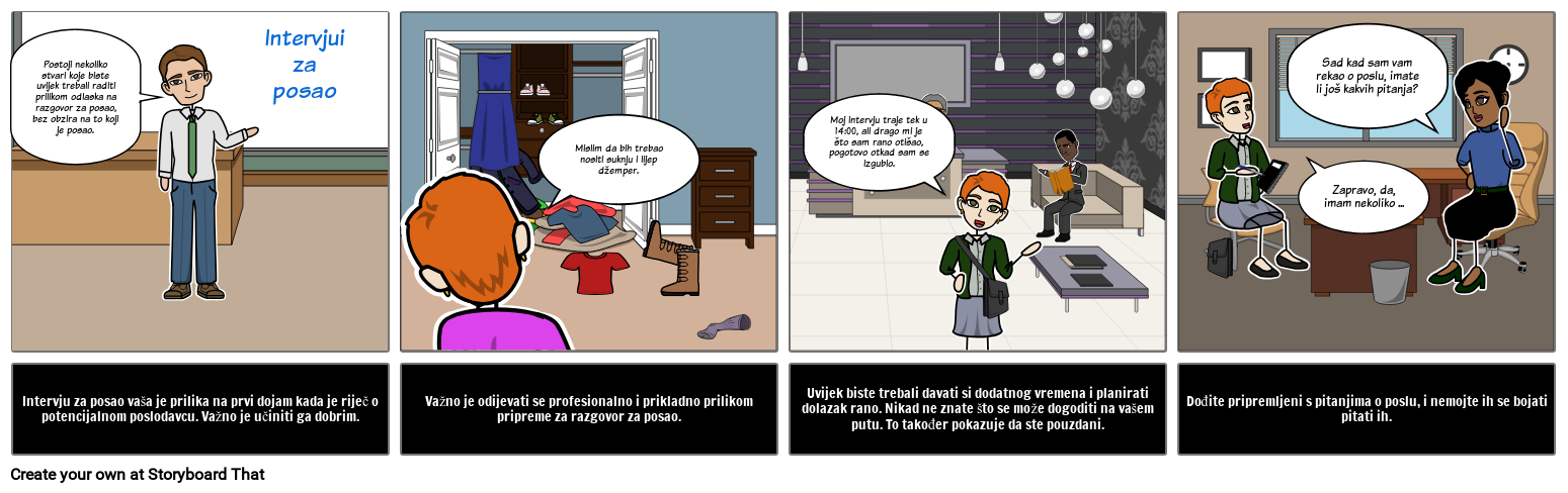 Job Interview Social Story