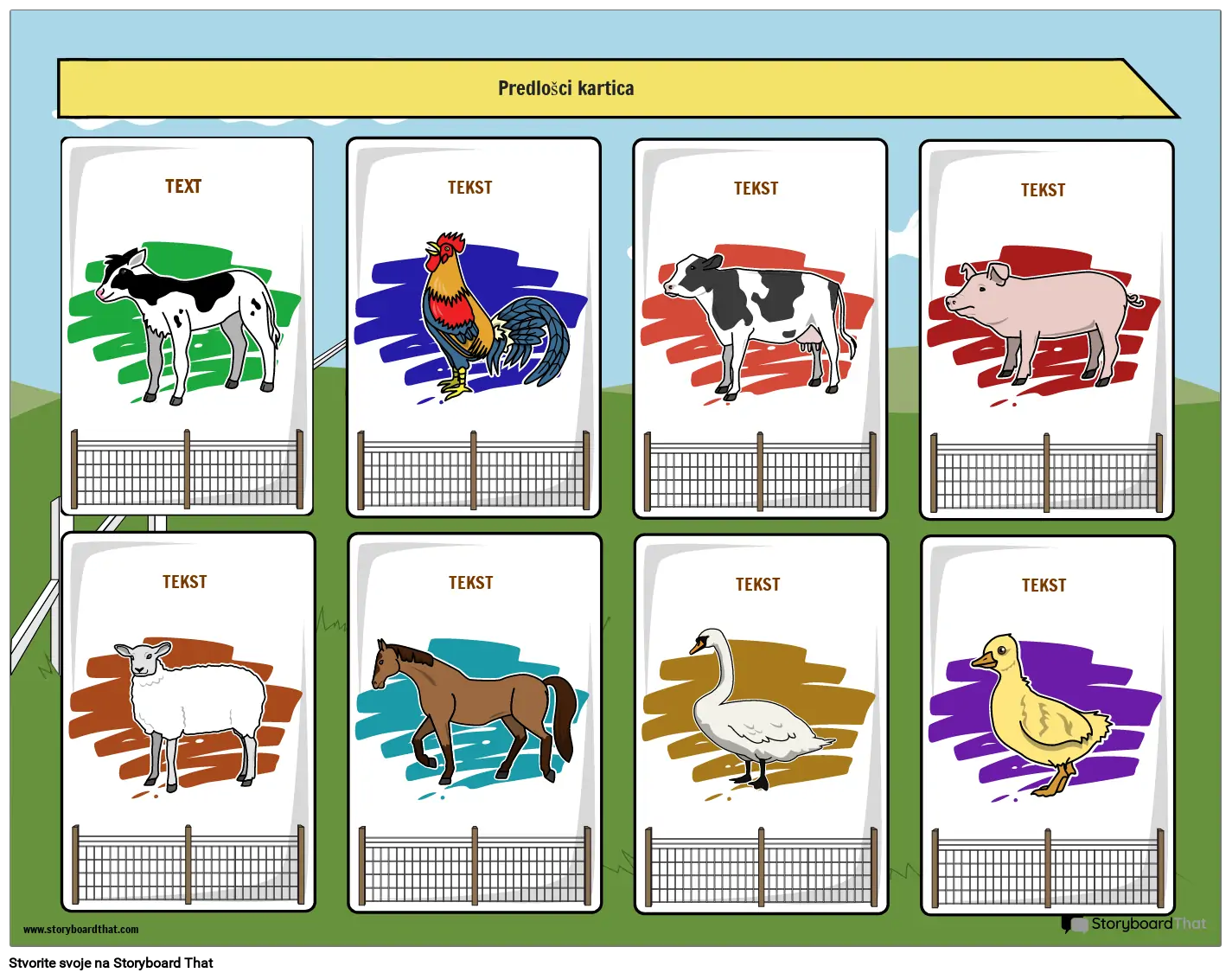 Kartaška Igra Farm Animals Kategorija