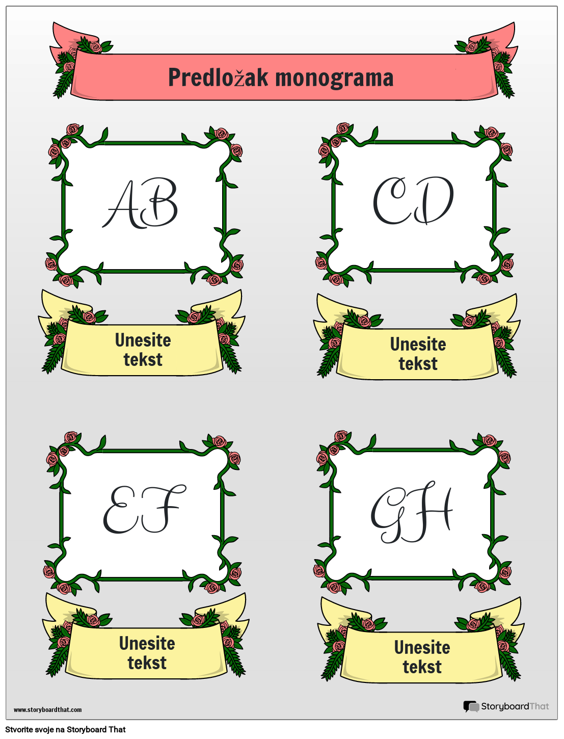 Monogram 2 Storyboard par hr-examples