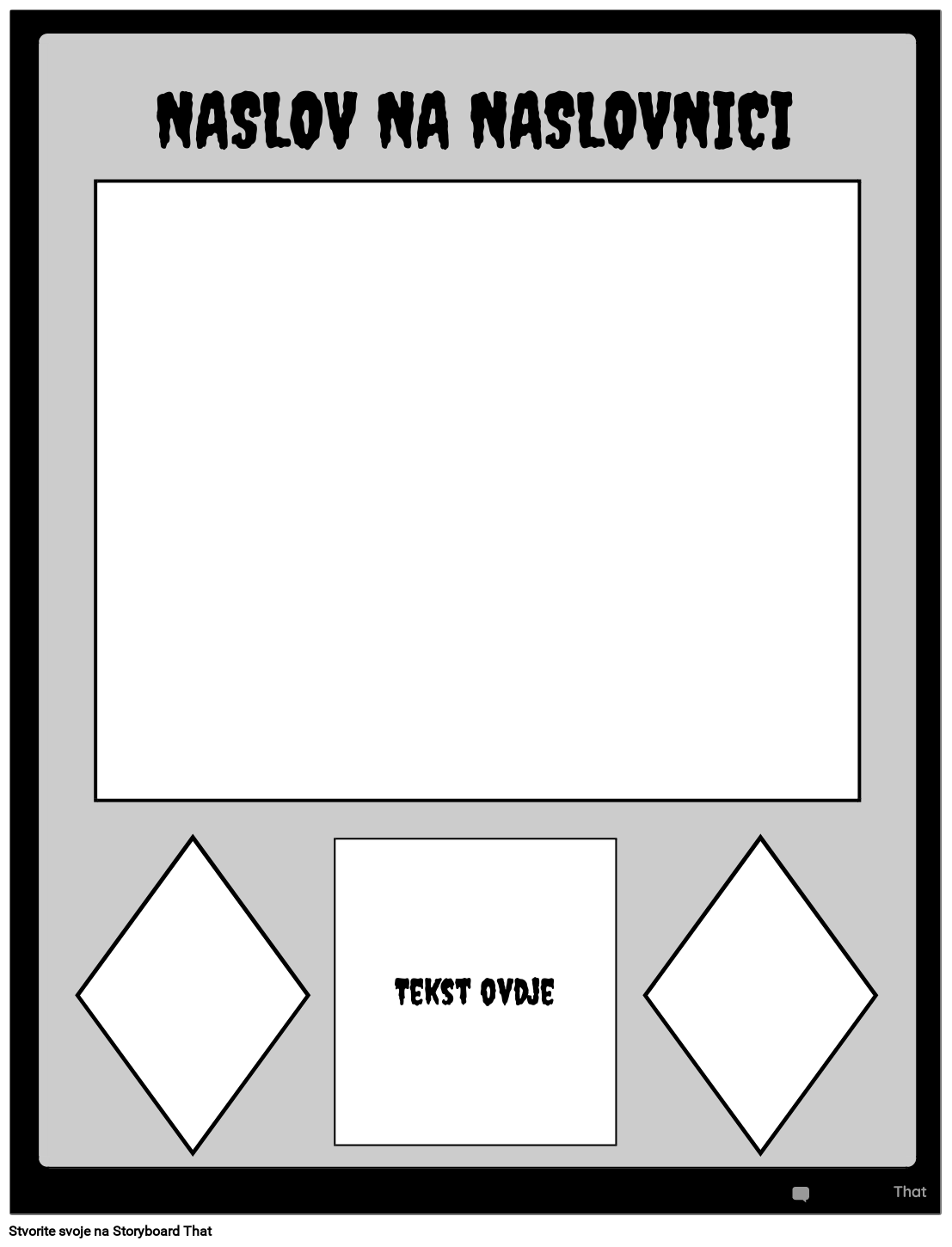 Naslovnica Knjige 8 Storyboard by hr-examples