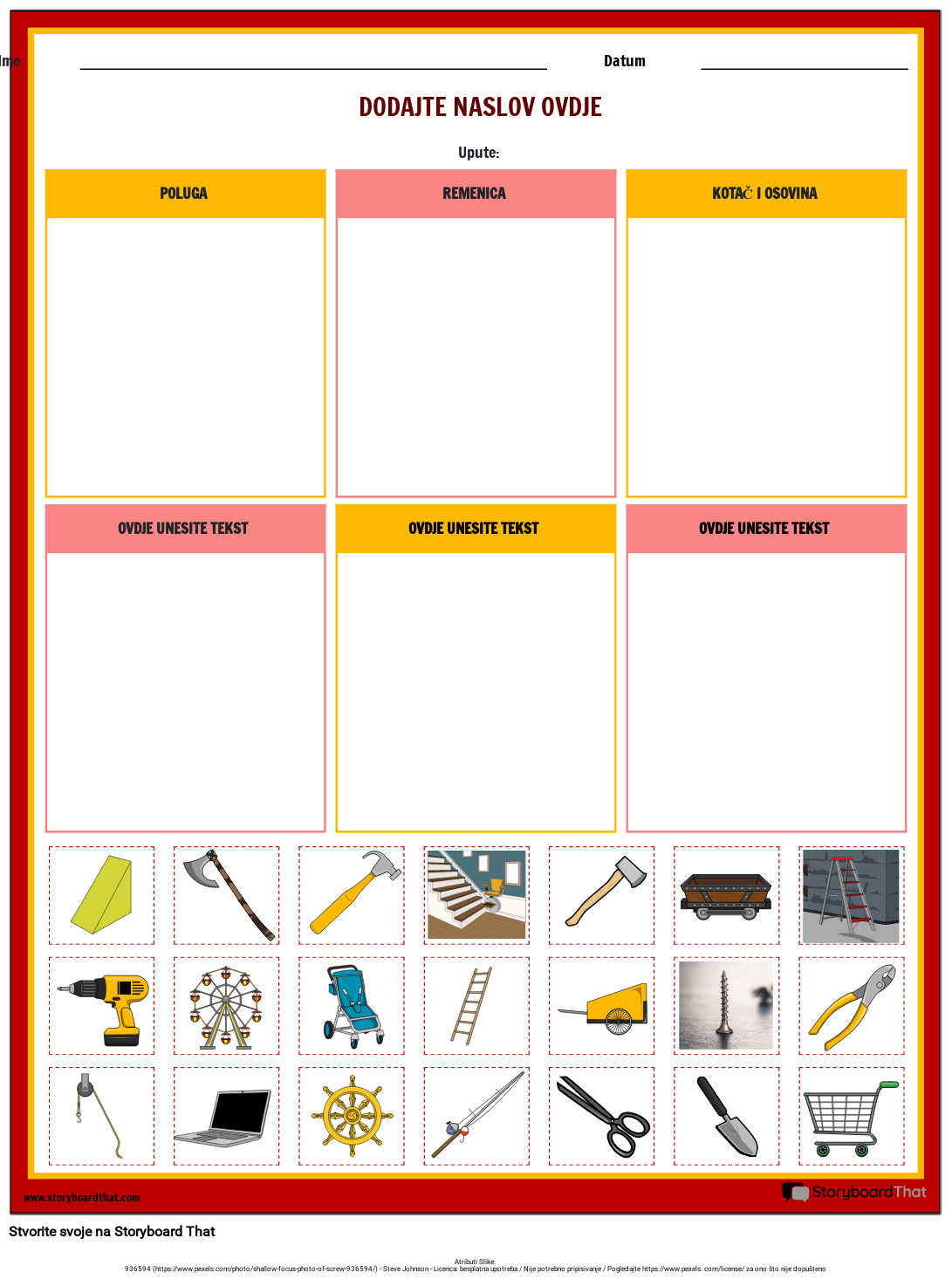 organiziranje-radnog-lista-simple-machines-storyboard