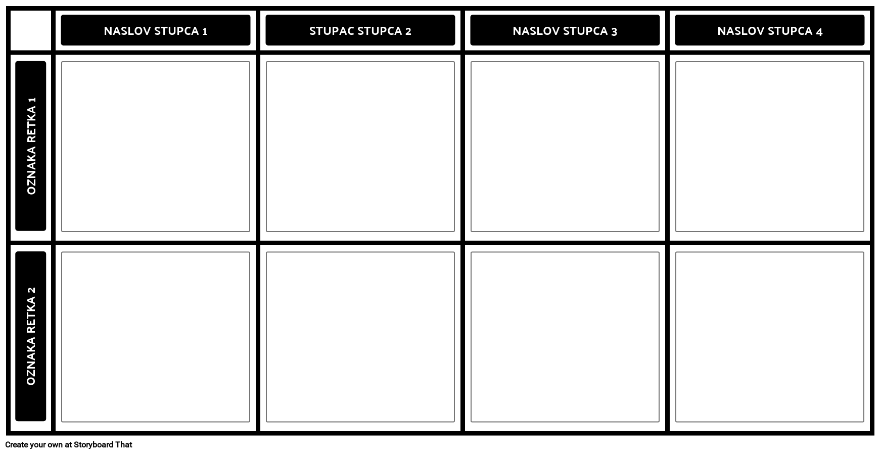 Prazan 2x4 grafikon kuvak sikirjoitus by hr examples