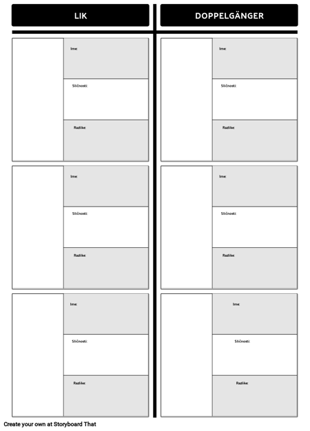 Predložak Doppelgänger