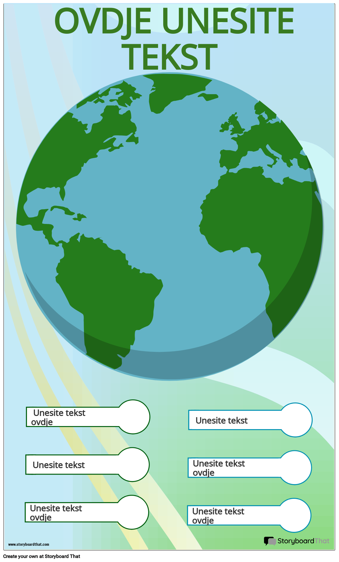Predložak Infografike Zemlje