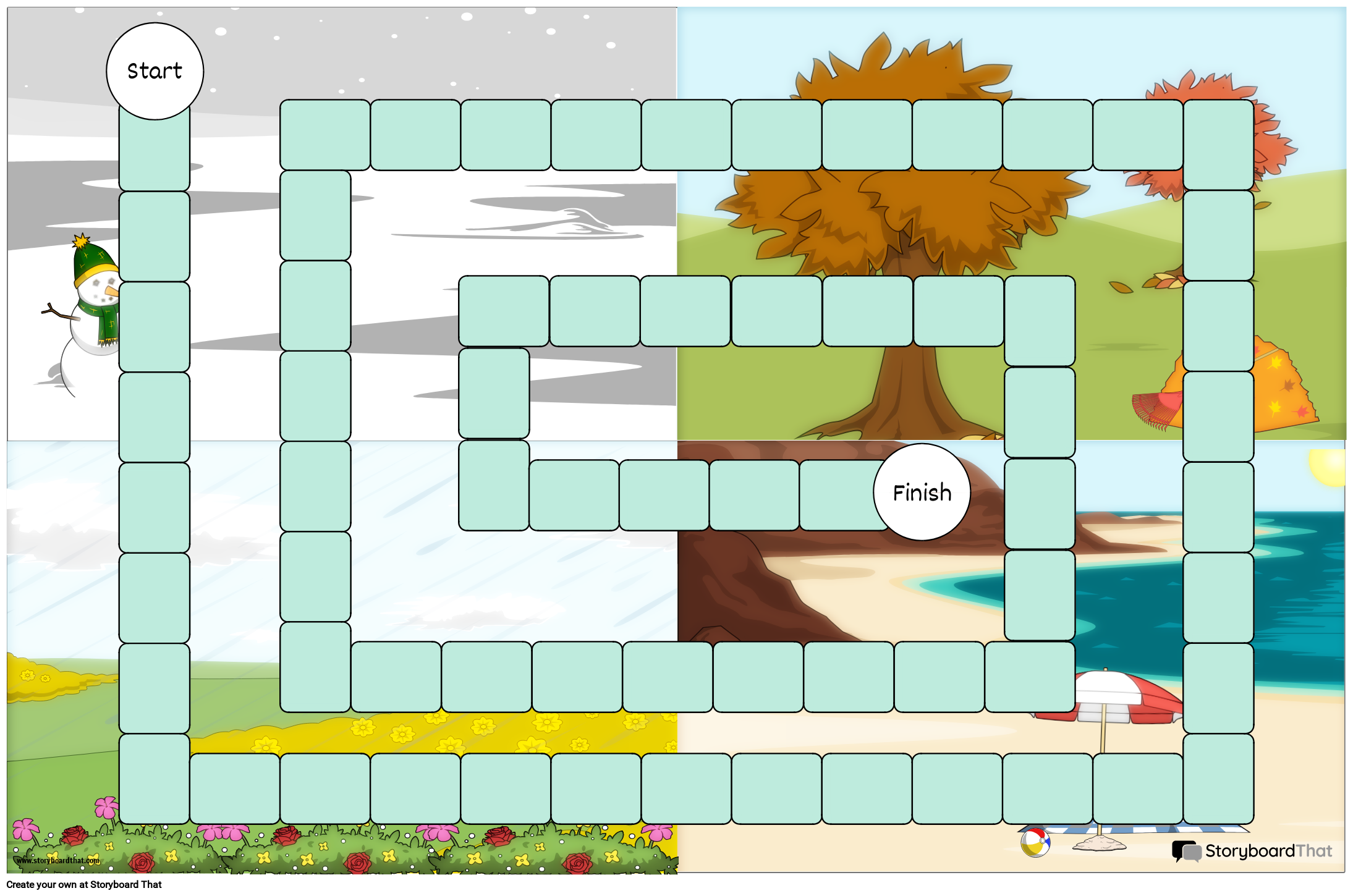 Predložak Ploče za Sezonsku Igru