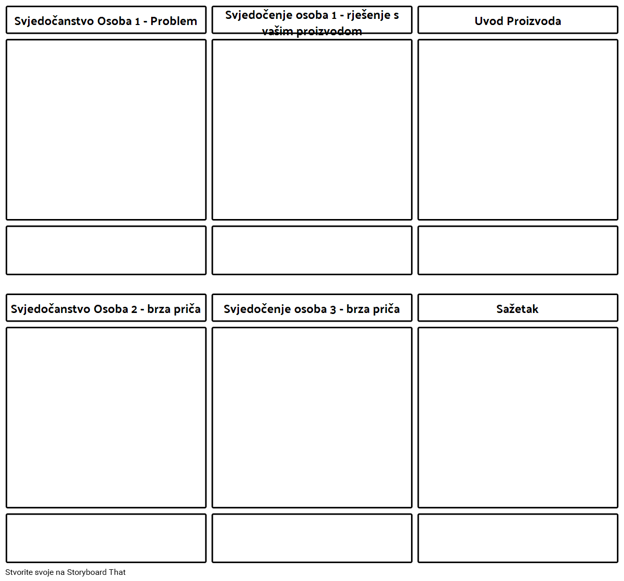 Svjedočanstvo Predložak Storyboard Af Hr Examples