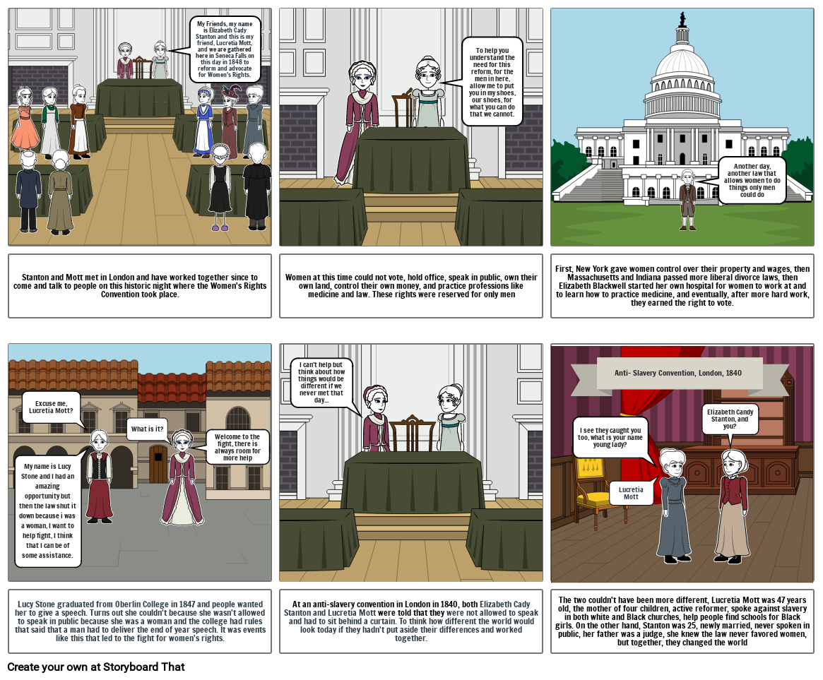 Women's Rights Storyboard by hruska805