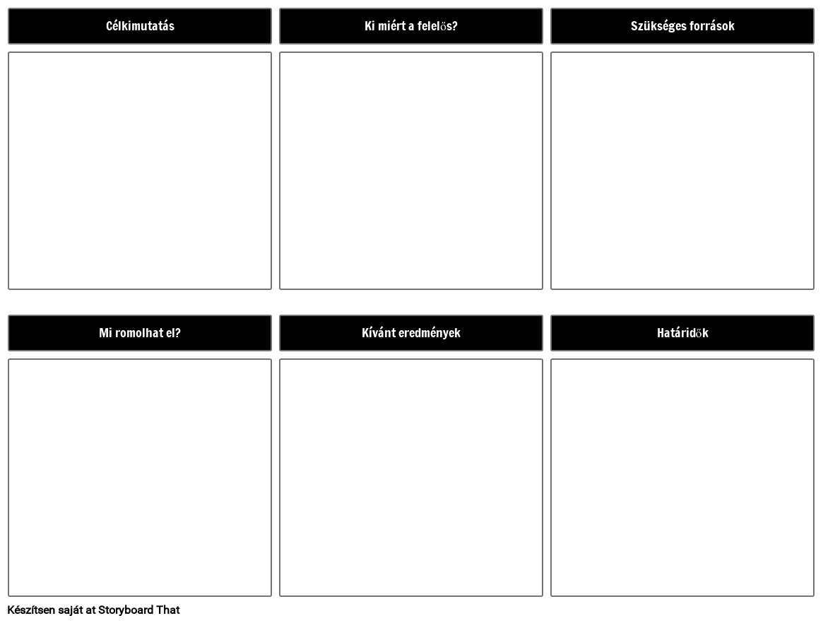 Csapatterv Sablon Storyboard by hu-examples