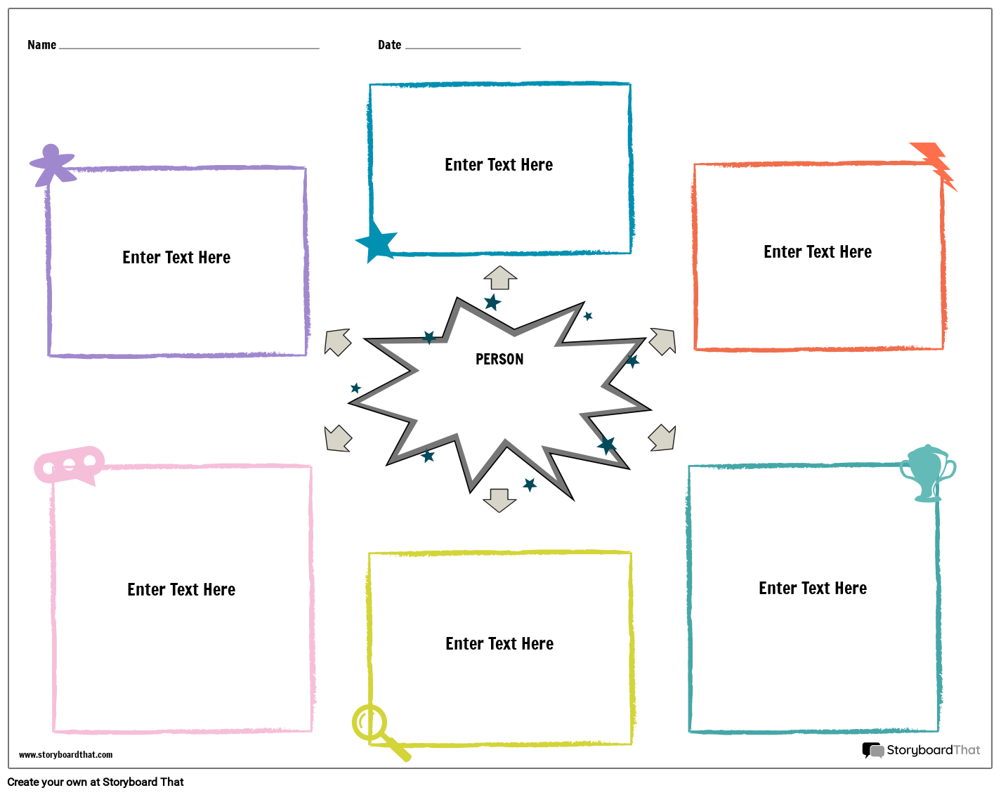 Életrajz Graphic Organizer Landscape