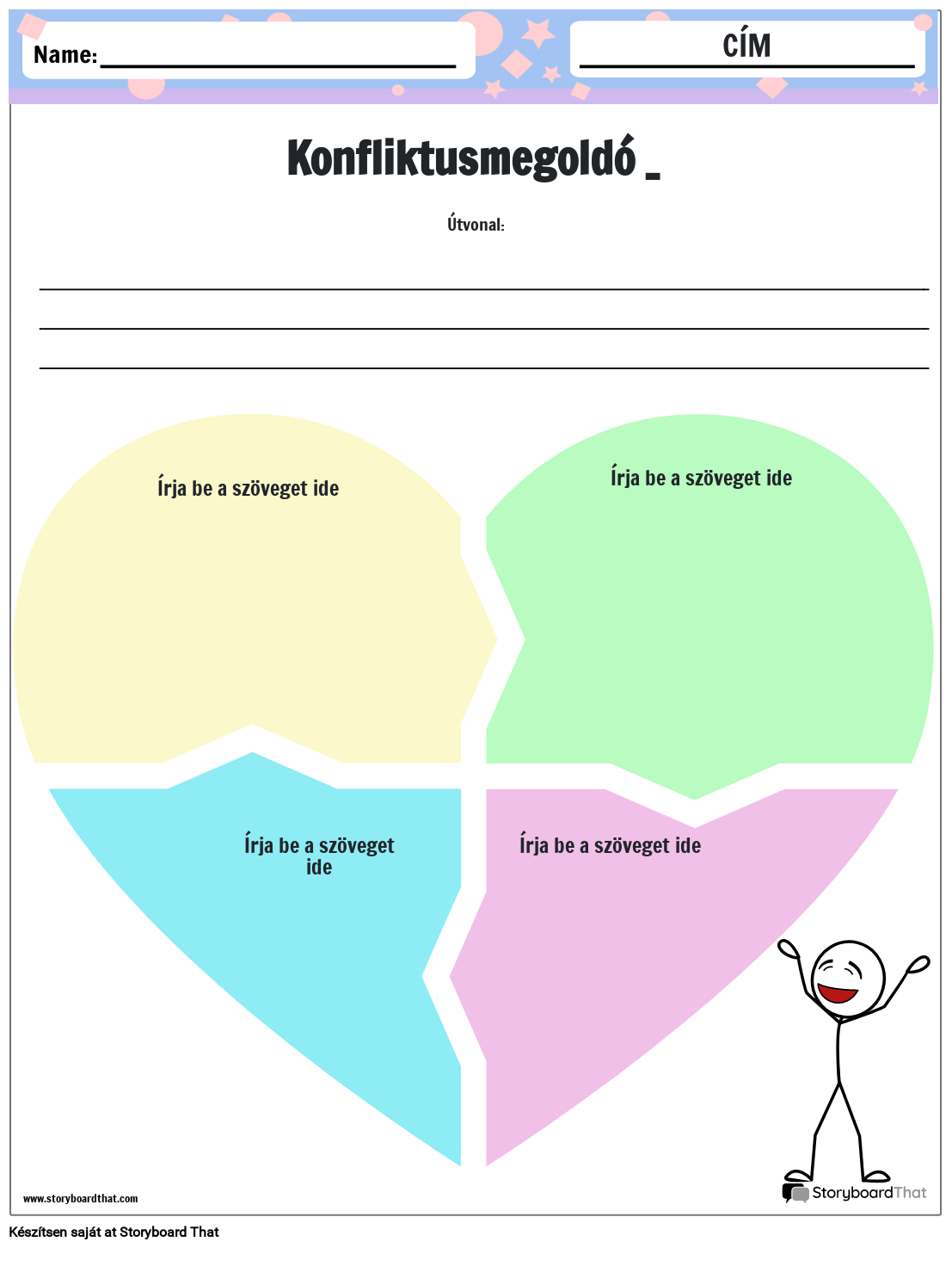 Konfliktusmegoldás az Osztályteremben Storyboard