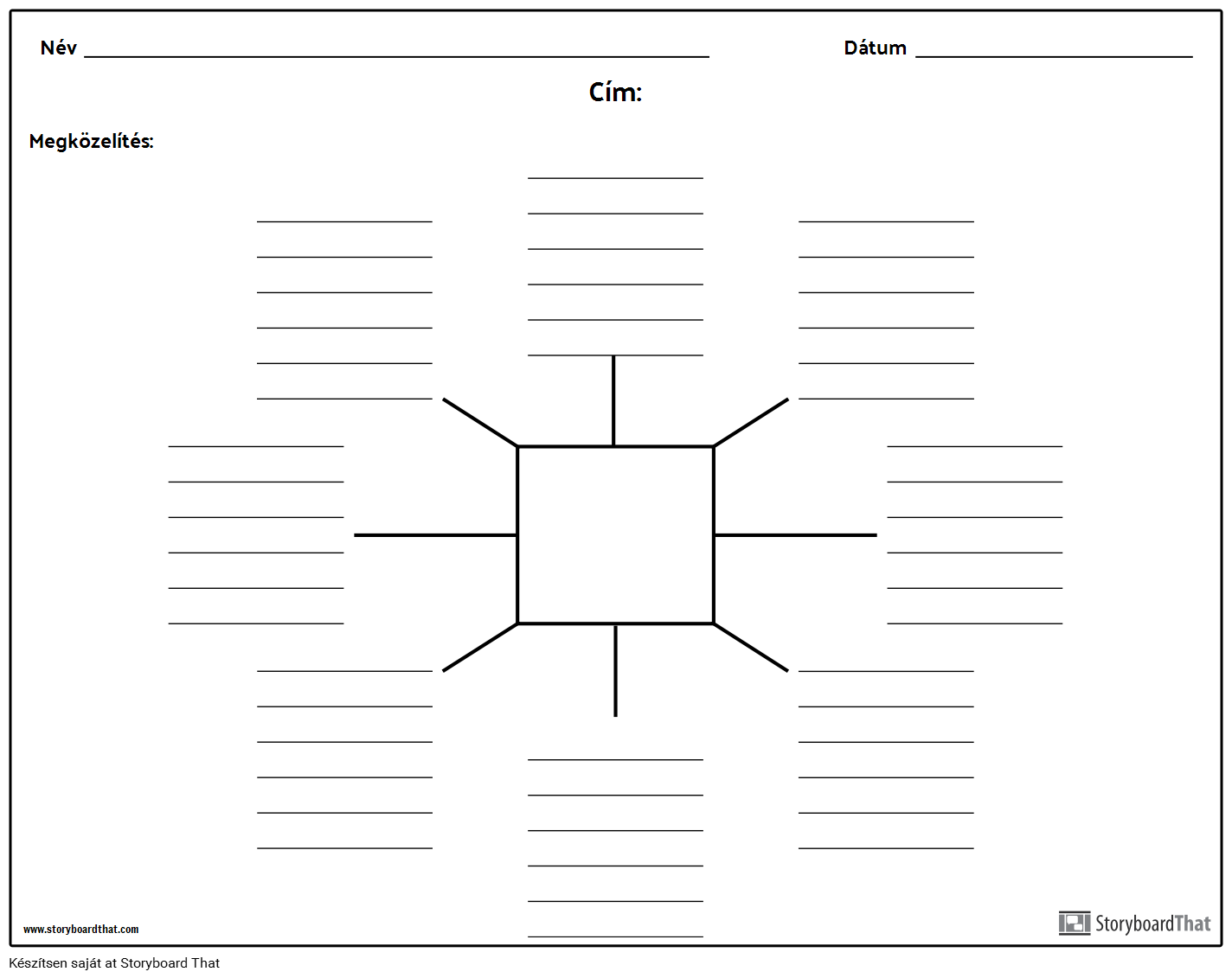 Spider Map With Lines Storyboard Par Hu Examples Vrogue Co