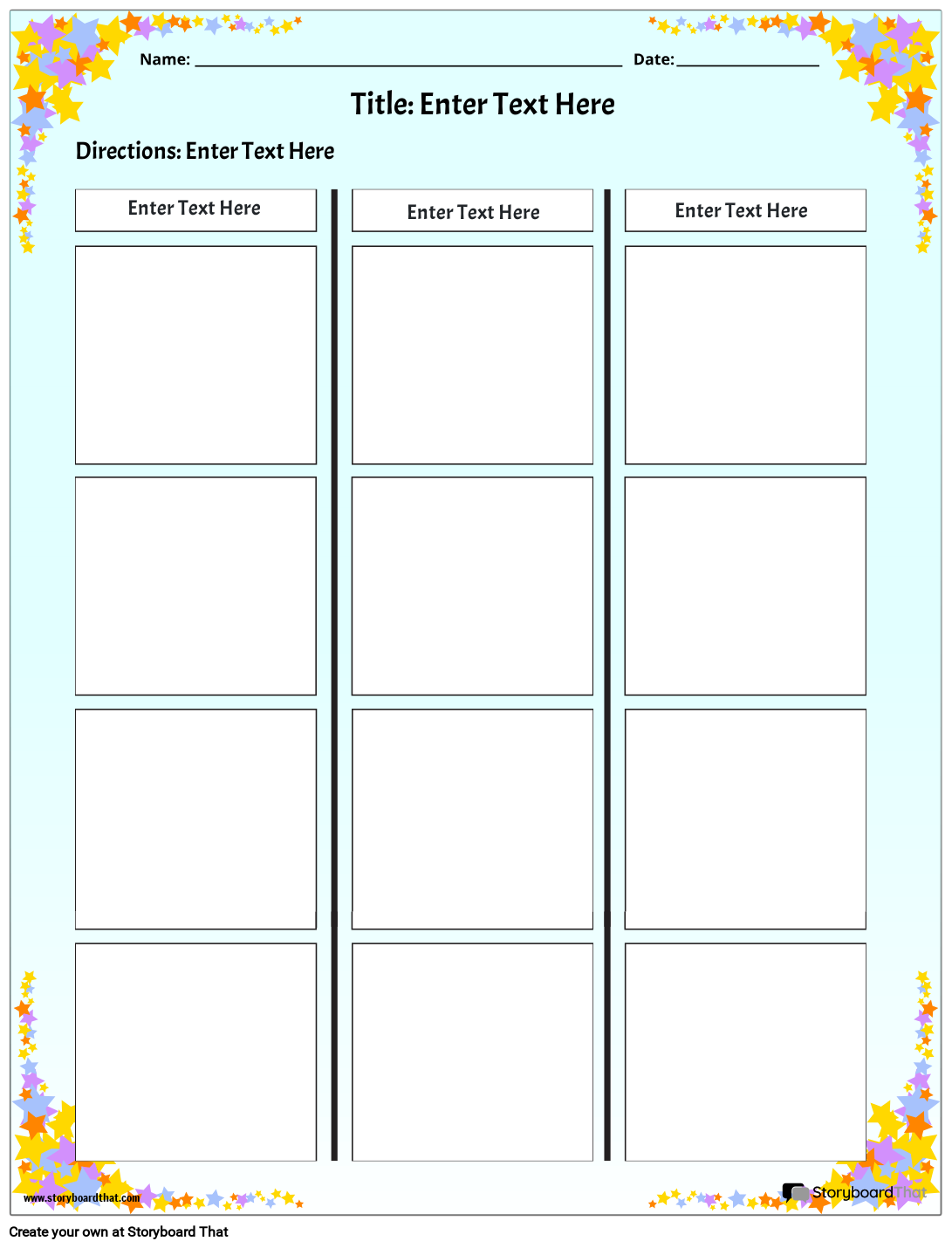 T-diagram Álló Szín 2 Storyboard por hu-examples