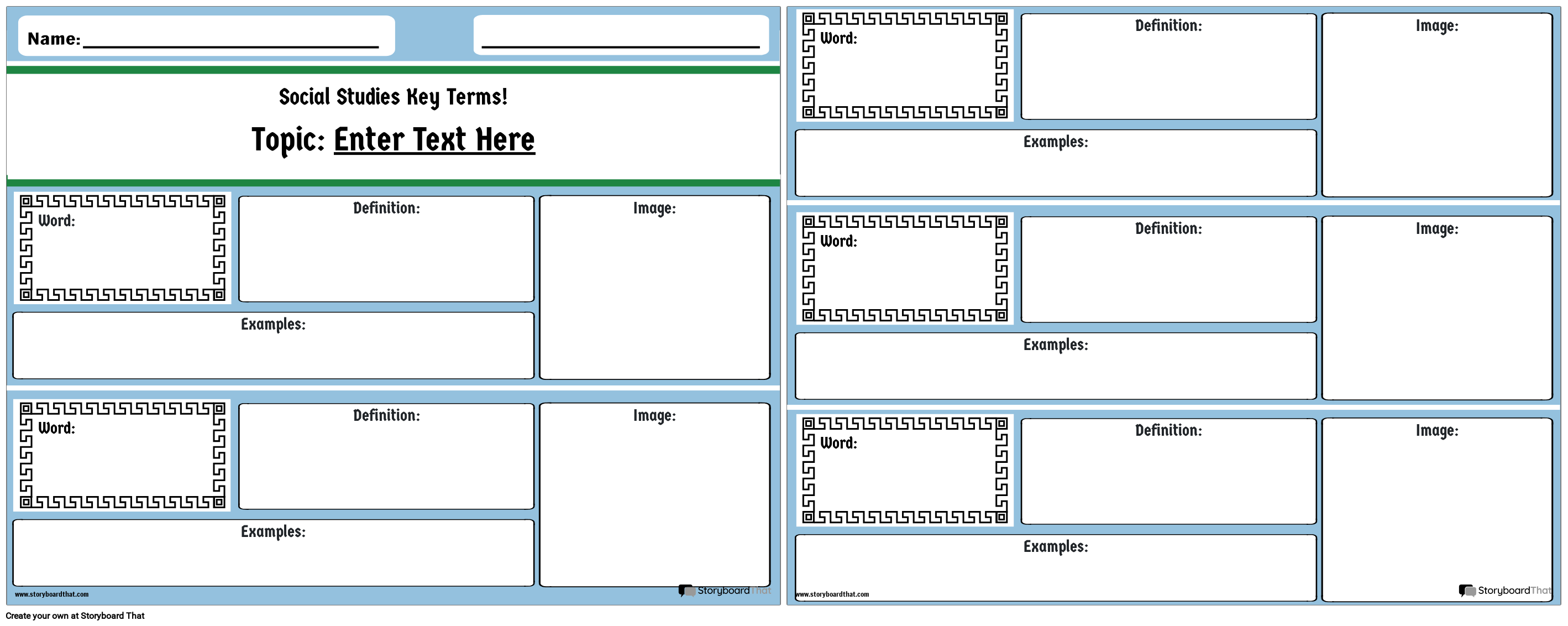 Társadalomtudományi Szókincs Diagram Storyboard