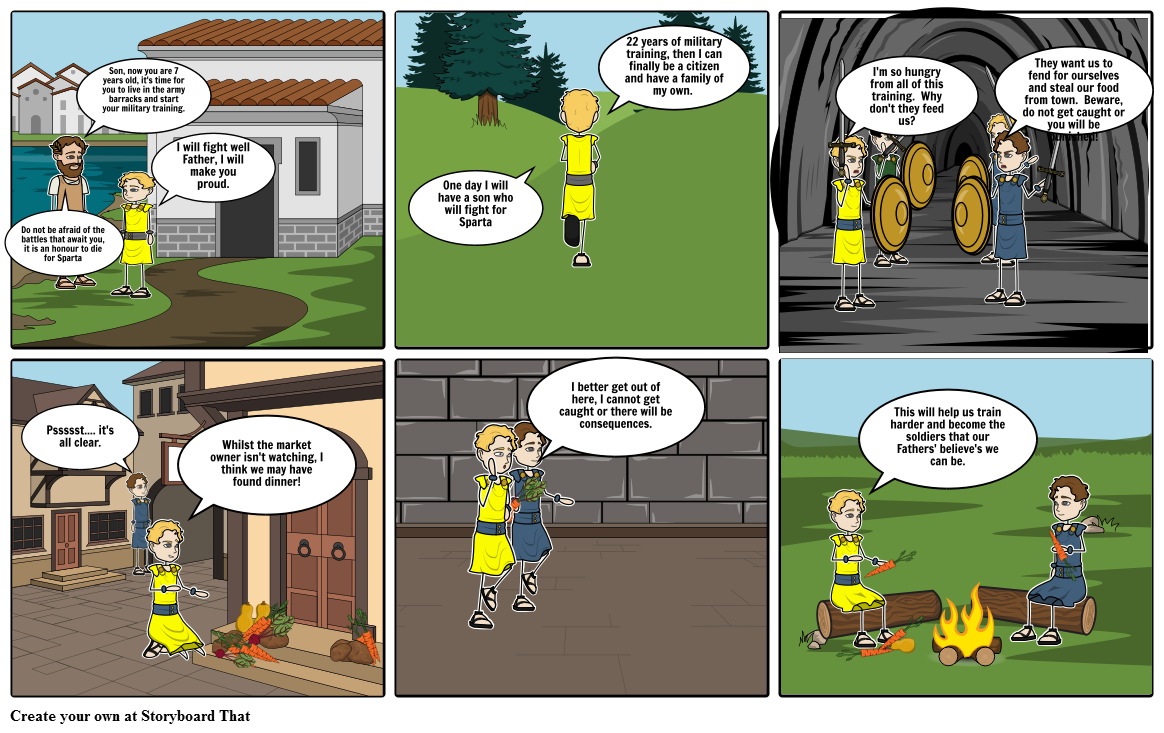 Sparta Storyboard by huddo20