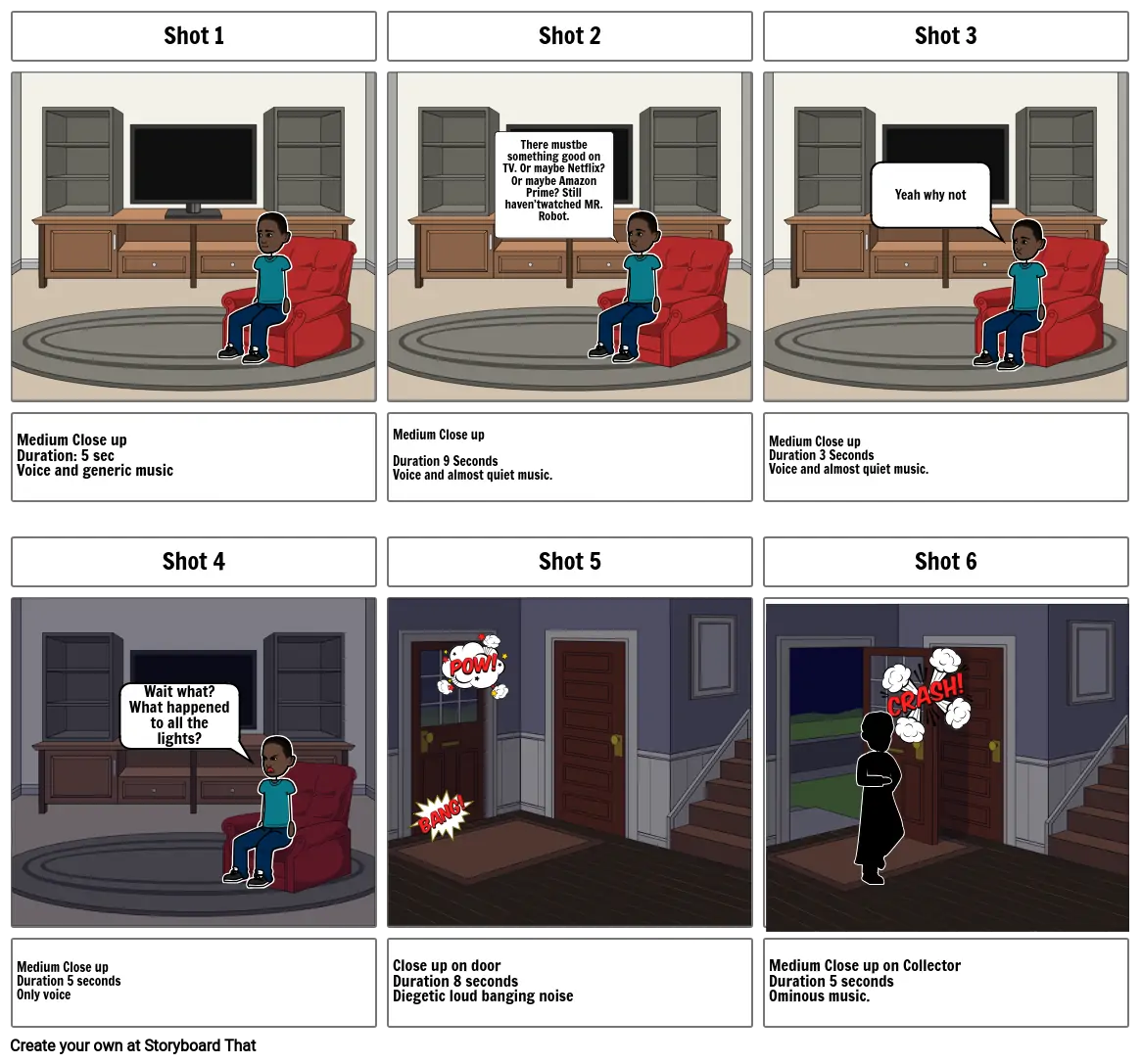 &quot;DUE&quot; The collector storyboard