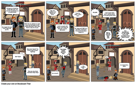 Romeo and Juliet Comic Strip (1)