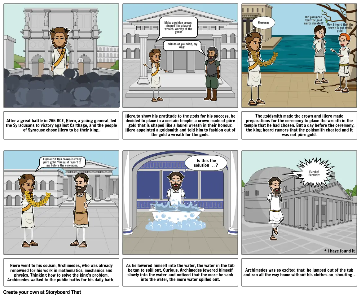 Archimedes Principle Part 1 Storyboard by imapinkunicorn