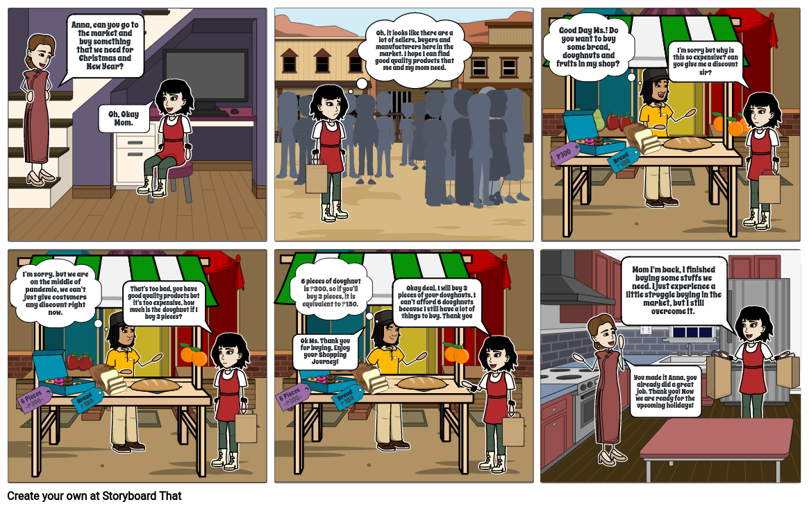 Comic Strip in Economics Storyboard por imarie60450