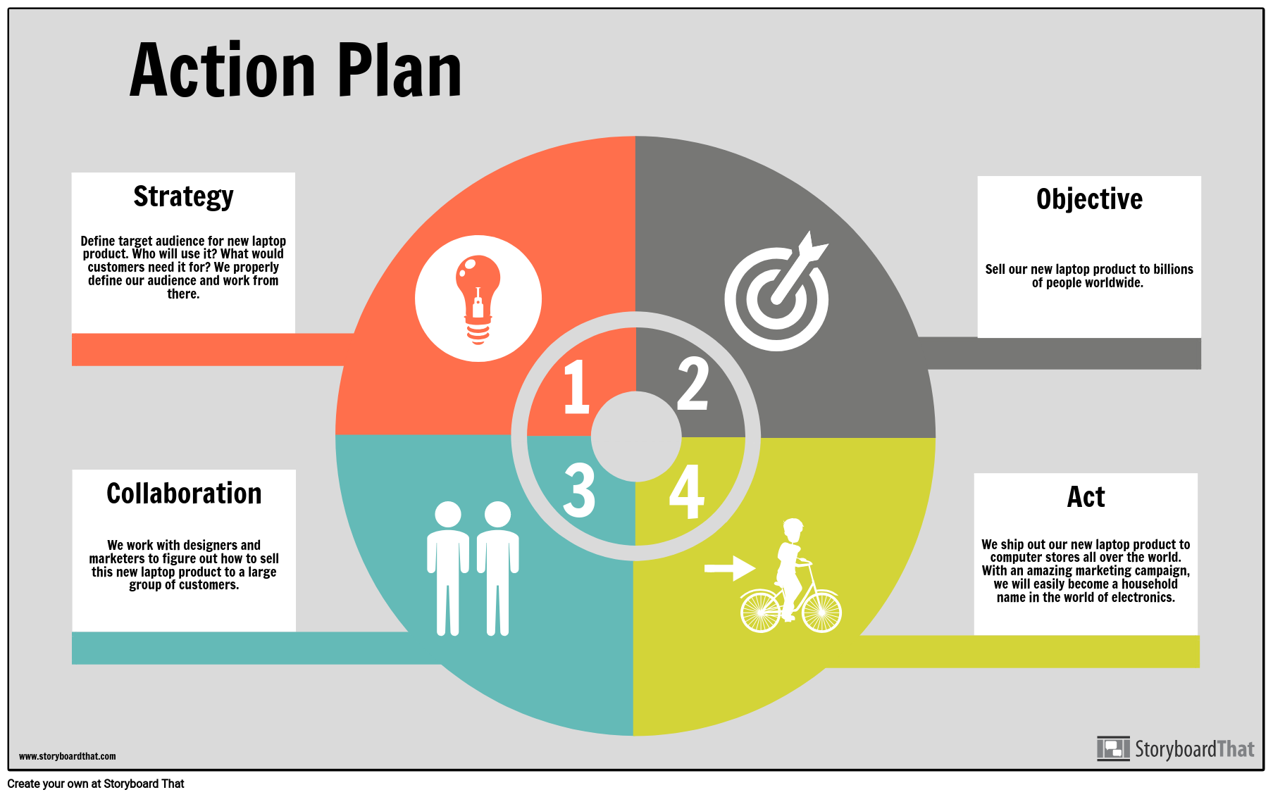 Action Plan Info Example Storyboard By Infographic templates