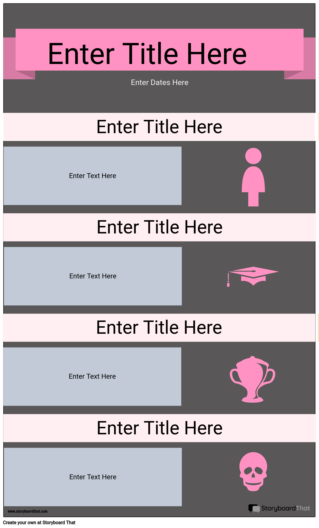 Biography Infographic Storyboard Par Infographic Templates