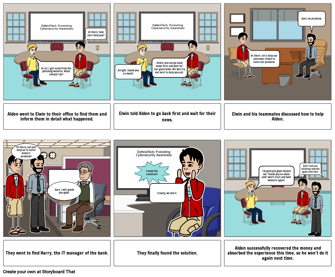 Cyber security Storyboard por isha41968