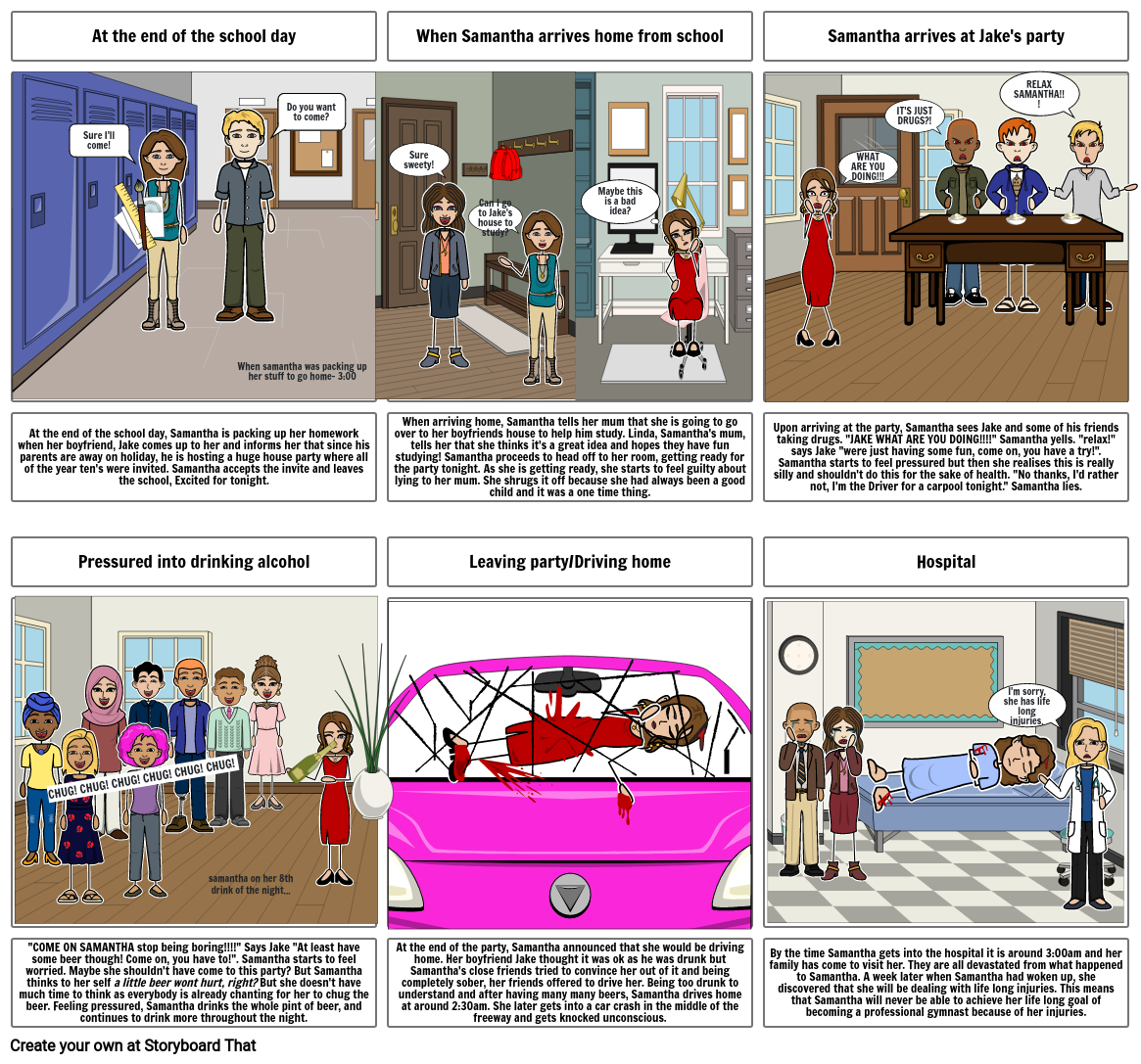 Health project Storyboard by isla_burnett