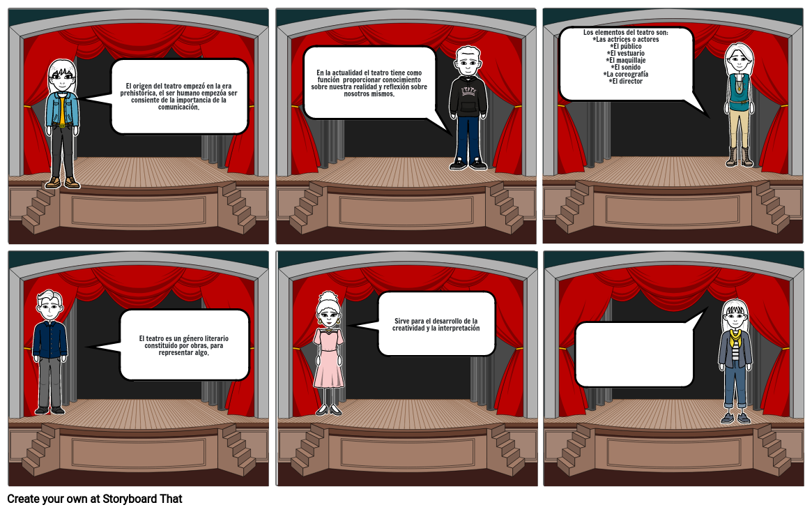 El teatro Storyboard by israel_garcia