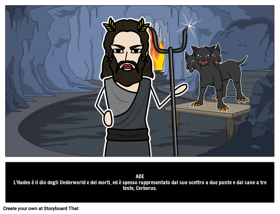 Dio Greco Dell'inferno Mitologia Greca Dell'Adda