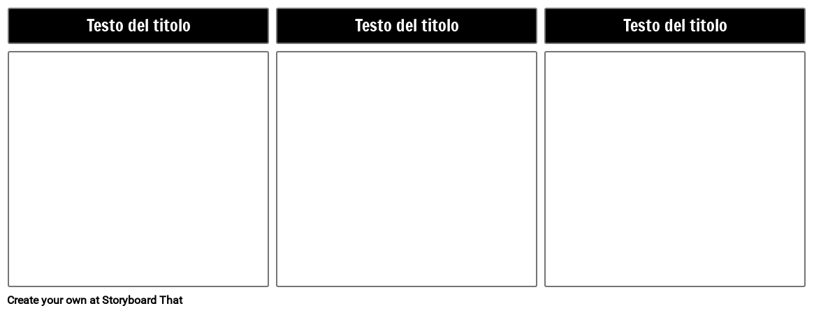 Cella vuota con titolo