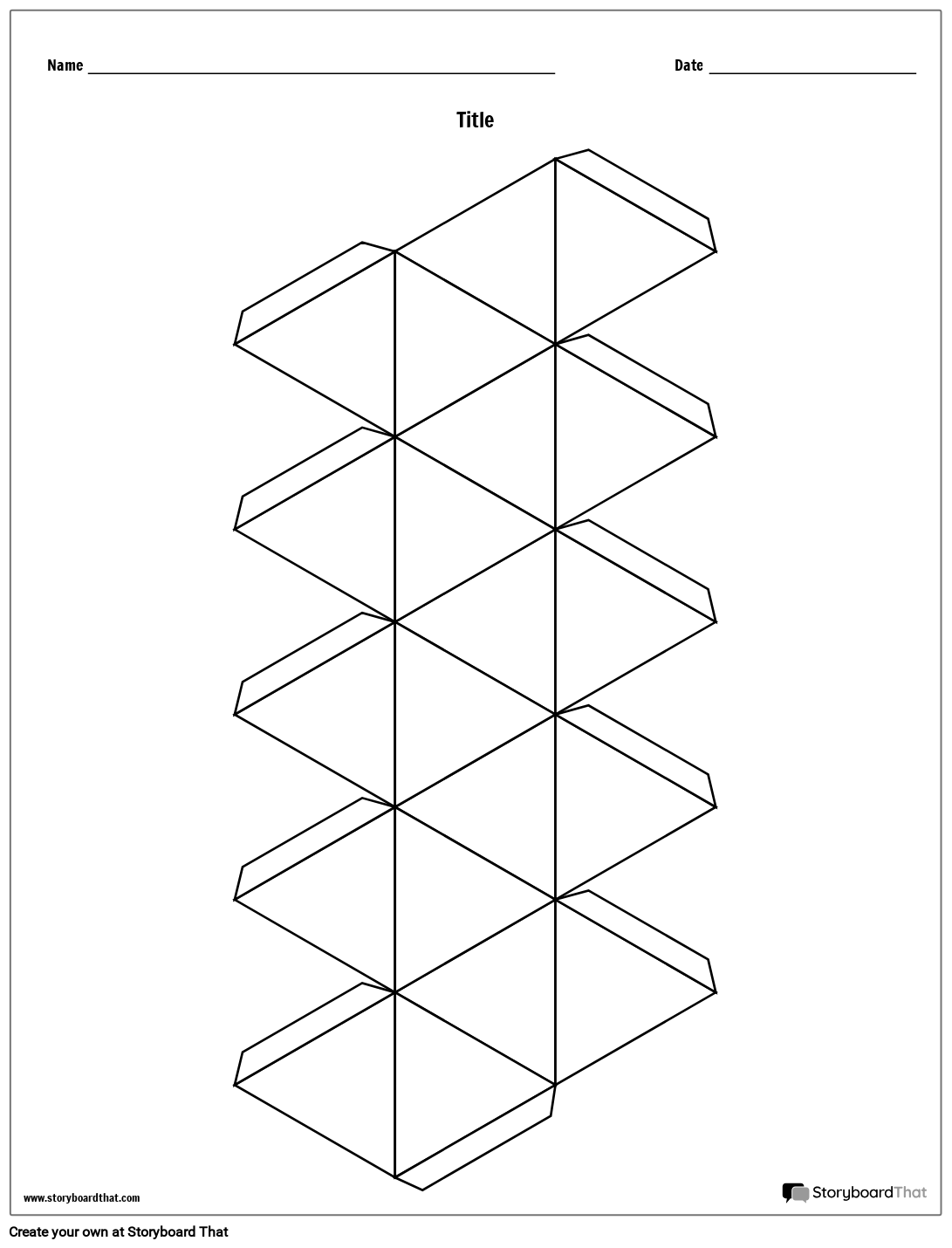 Cubo Della Storia A 20 Lati Storyboard Per It examples