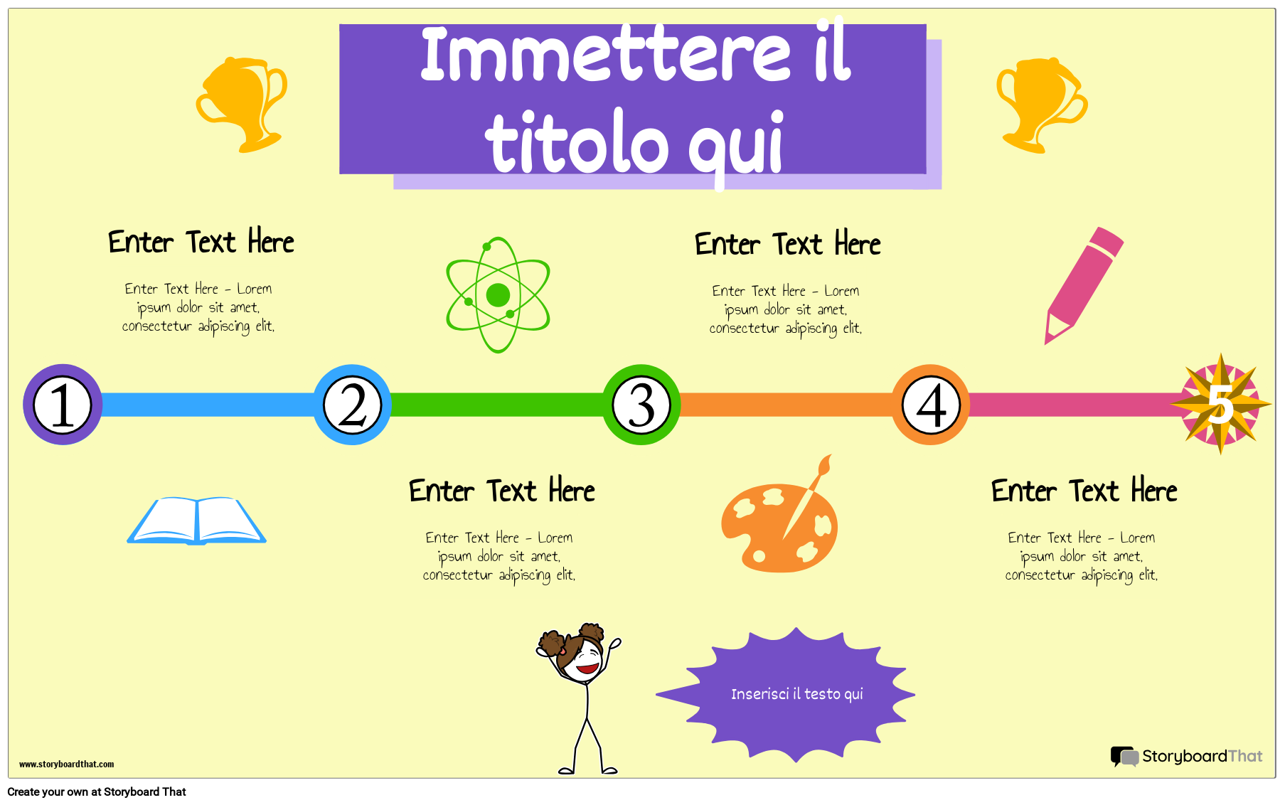 Elenco Infografica Colore Orizzontale 3