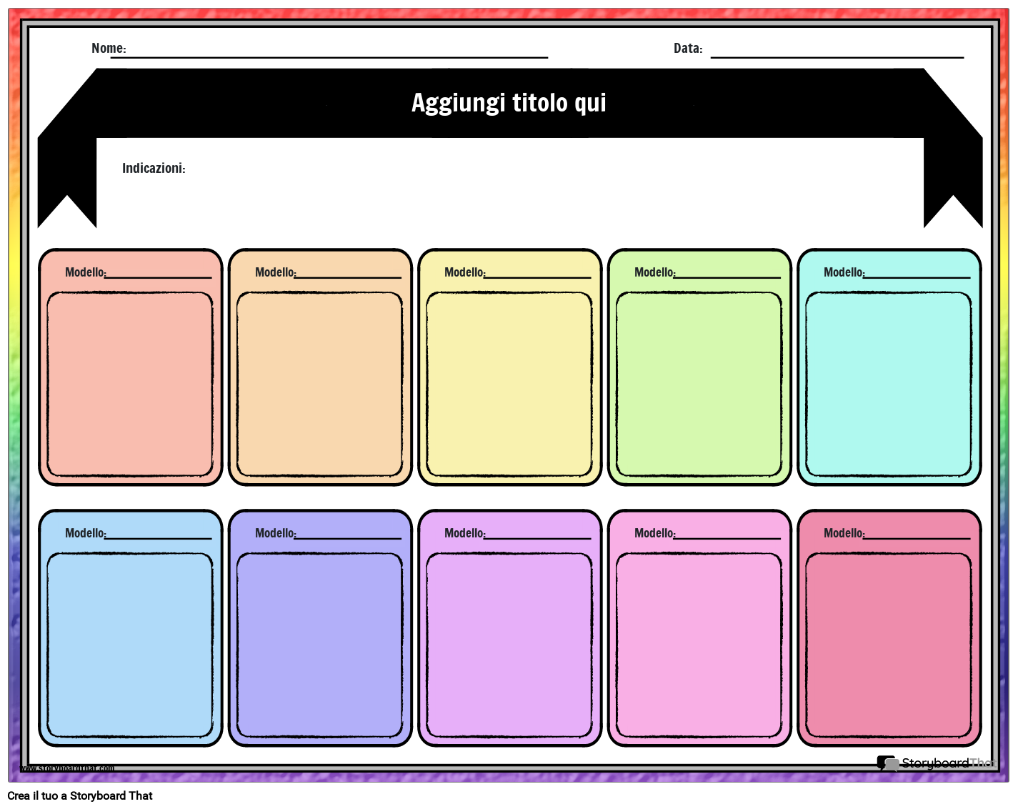 Foglio di Lavoro per Modellare Atomi e Molecole