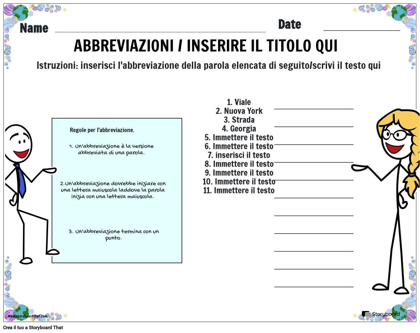 geografia-e-abbreviazione-della-localit-storyboard