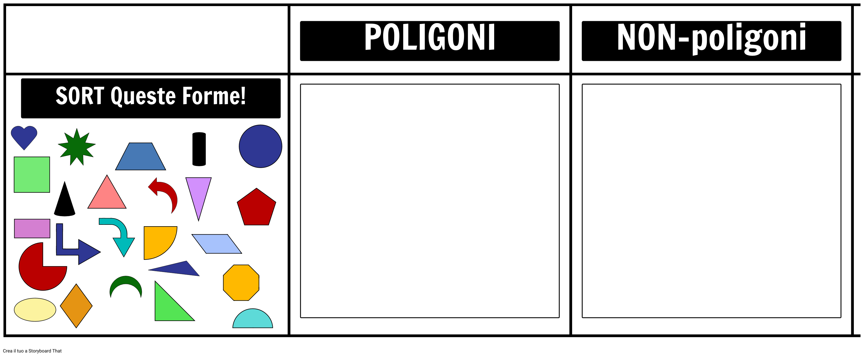 forme di poligoni regolari