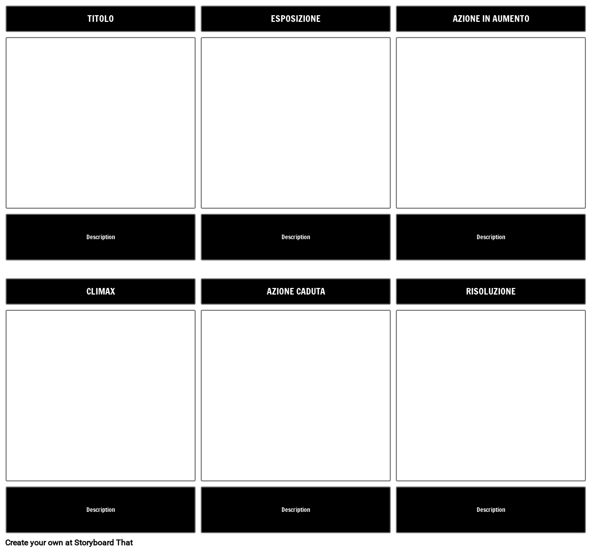 Modello di Trama Storyboard av itexamples