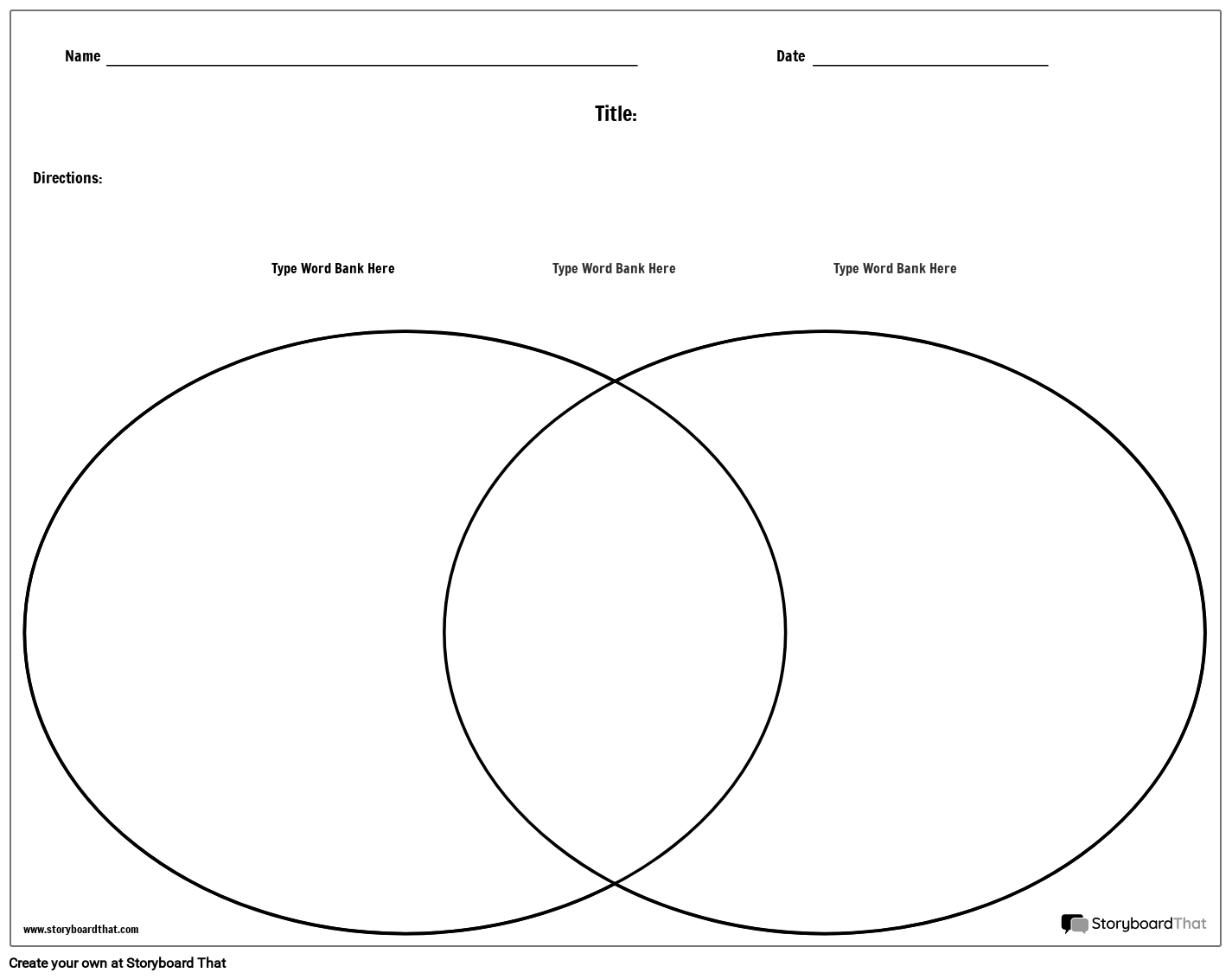 Modello Diagramma di Venn - Paesaggio