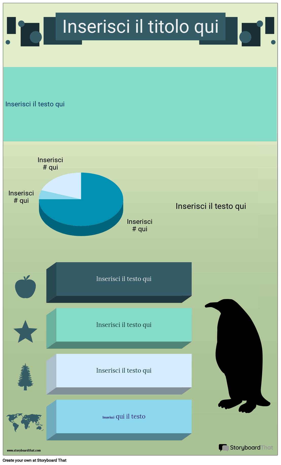 Modello Infografico di Classificazione Degli Animali