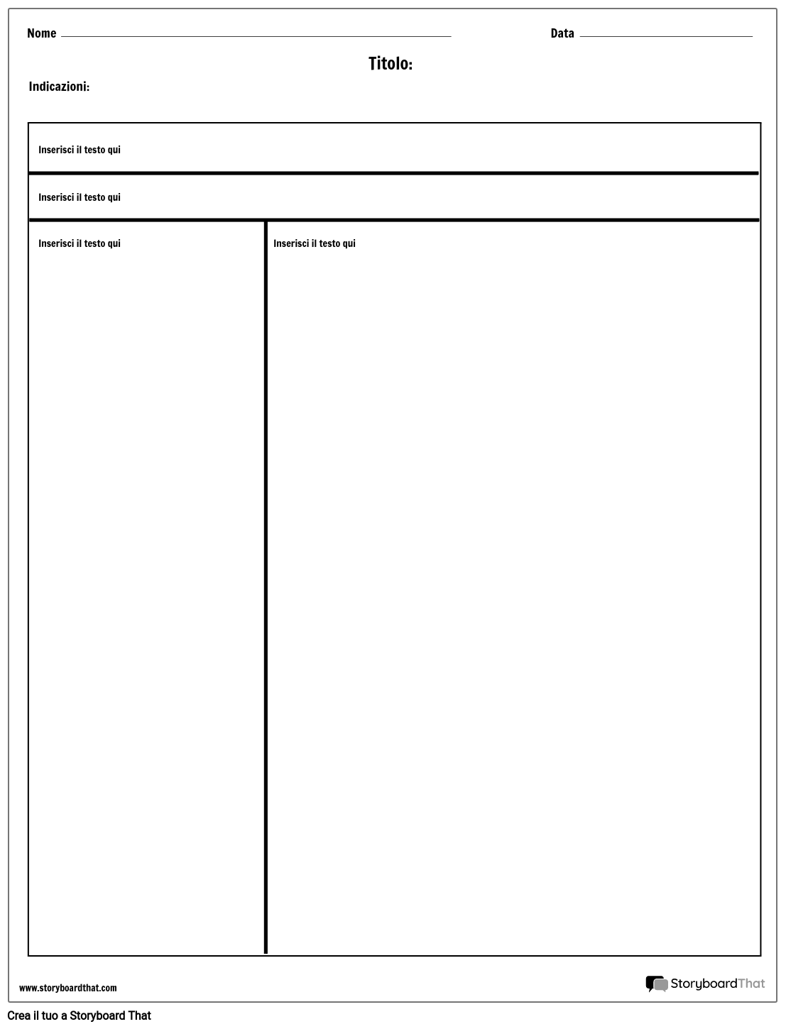 Note di Cornell Storyboard by it-examples