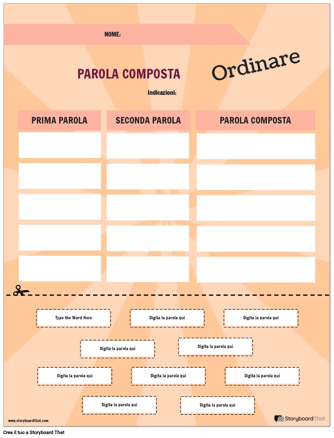 ordinamento-di-parole-composte-storyboard-por-it-examples