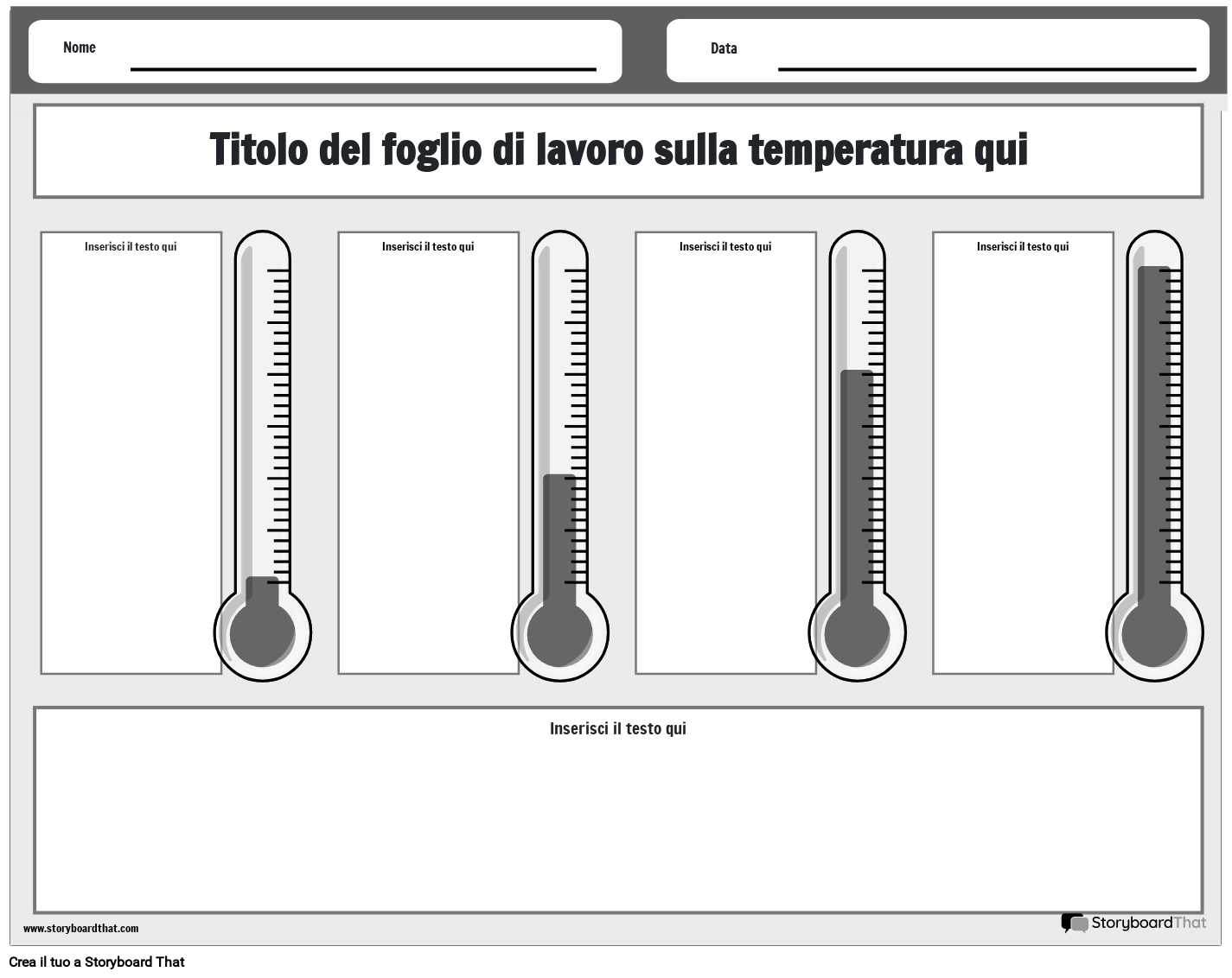 Paesaggio Temporaneo Bianco e Nero 2 Storyboard