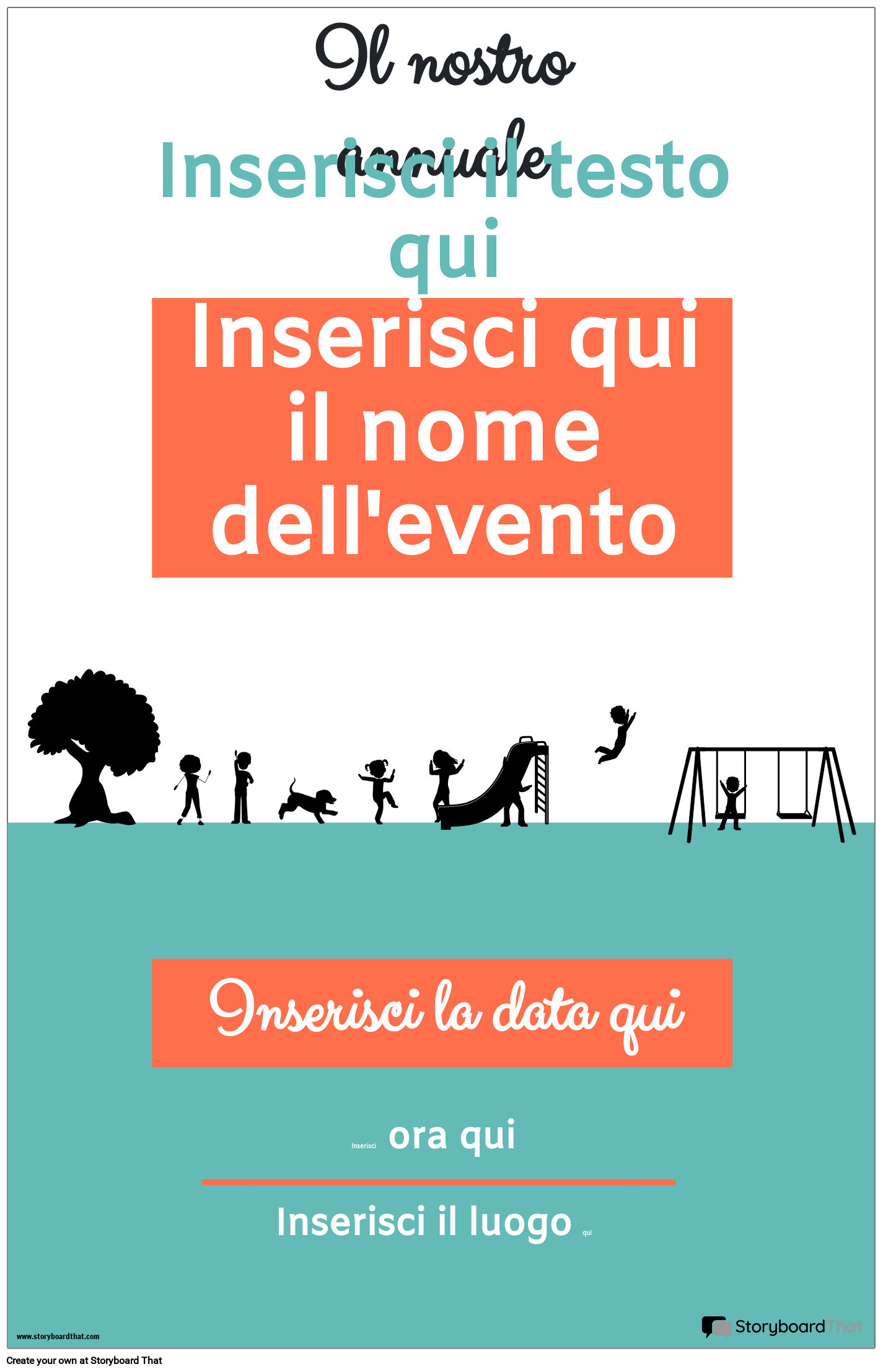 Poster Dell&#39;evento Verticale a Colori 5