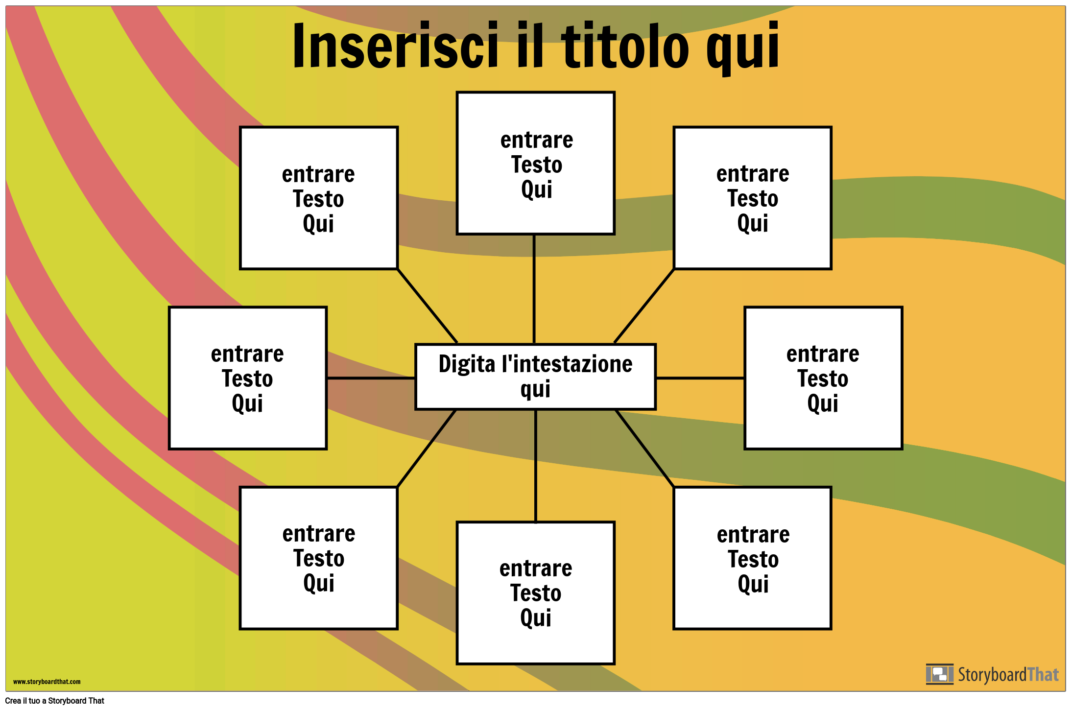 Poster Mappa Ragno Storyboard by it-examples