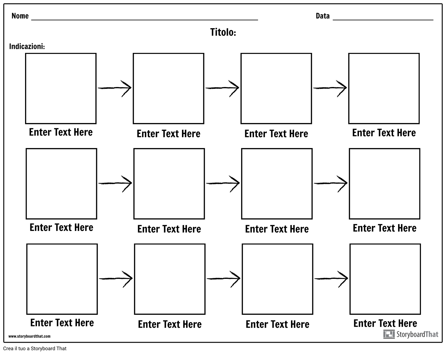 Enter text. Diagrams Storyboard.