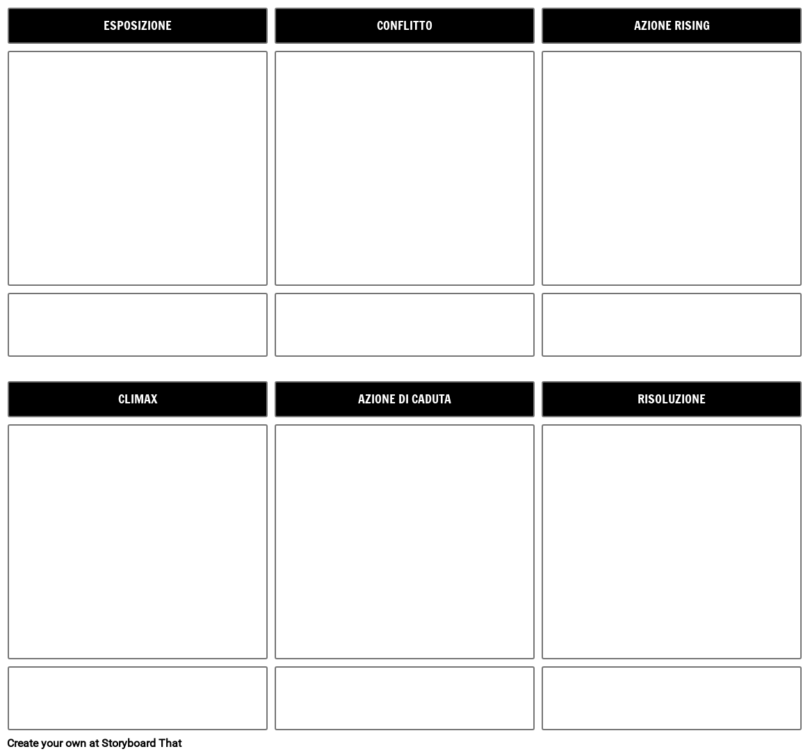 Story Storyline Template Storyboard Storyboard